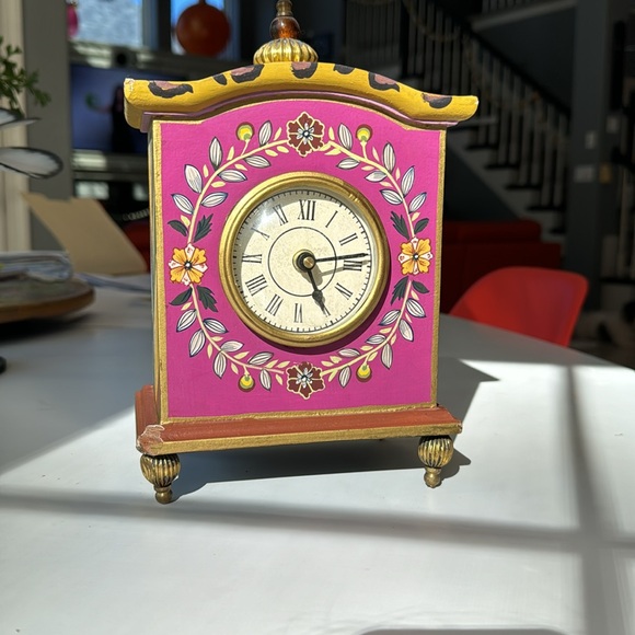 Mackenzie Childs desk clock - Picture 5 of 5